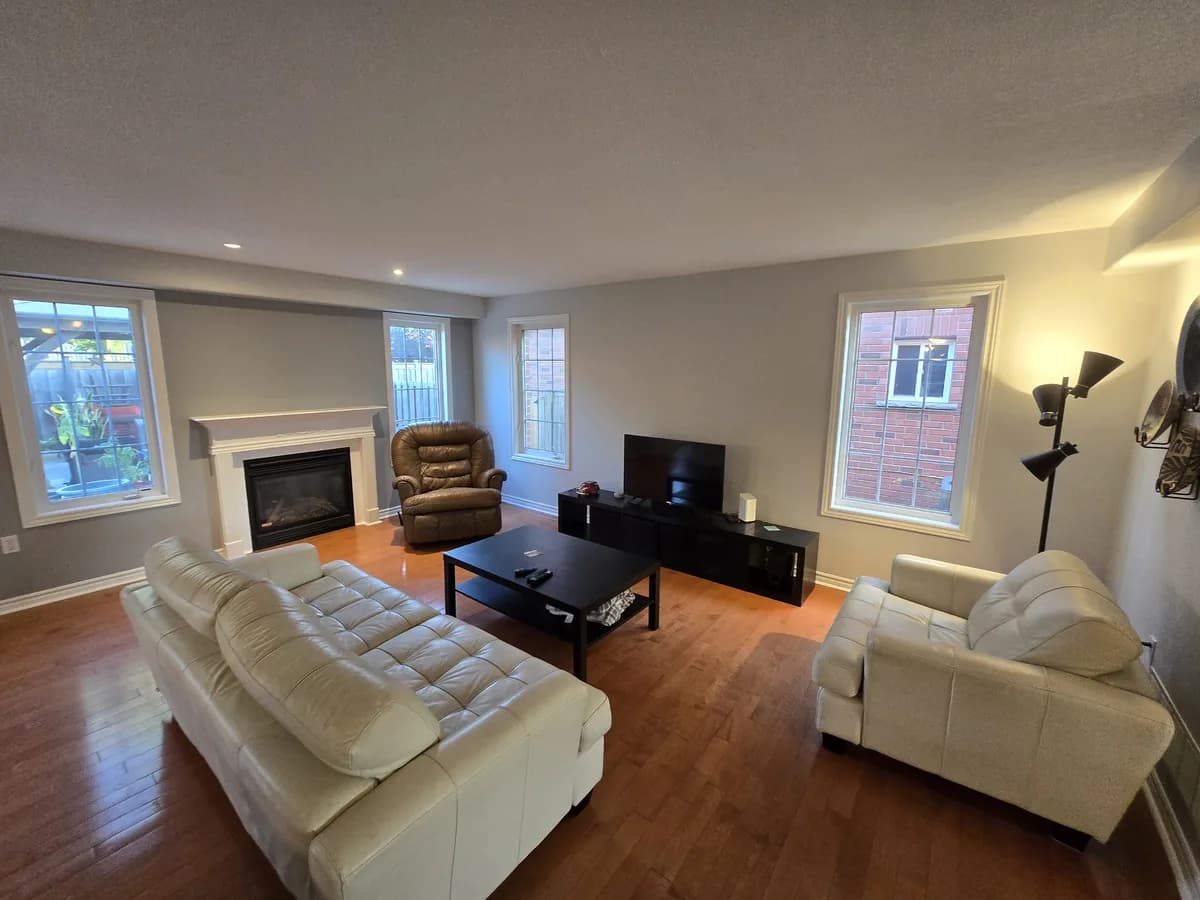 Living room completed by RiteKote in Barrie